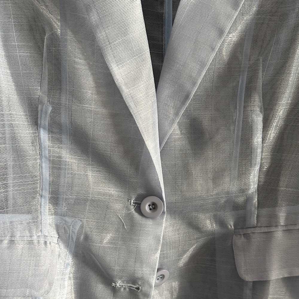 Dolan Translucent Sky Blue Jacket - Picture 3 of 4